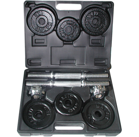 Гантелі збірні Toorx 15 кг з кейсом (VAL-15DGN)