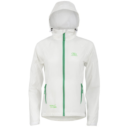 Ветровка женская Highlander Stow & Go Pack Away Rain Jacket 6000 mm White M (JAC077L-WE-M)