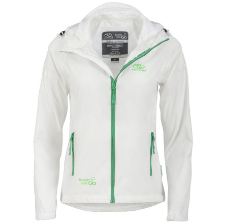 Ветровка женская Highlander Stow & Go Pack Away Rain Jacket 6000 mm White M (JAC077L-WE-M)