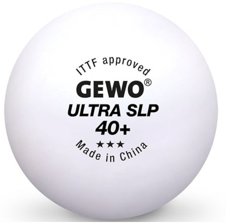 М'ячі для настільного тенісу Gewo Ultra SLP 40+ ITTF 6 шт (81351200)