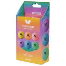 М'ячі для настільного тенісу Butterfly Coloured Balls 6 шт (7011630440)