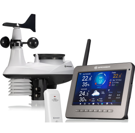 Метеостанція Bresser Professional WIFI HD TFT Colour Weather Center 7-in-1 Sensor (7003500)