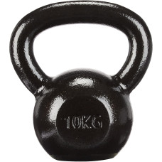 Гиря чавунна Toorx 10 кг з гумовою підставкою Black (KGV-10)
