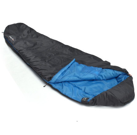 Спальный мешок High Peak Lite Pak 1200/+5°C Anthra/Blue Left (23277)