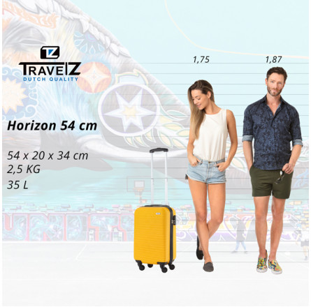 Чемодан TravelZ Horizon (S) Ocher