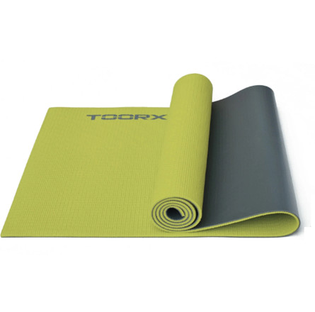 Килимок спортивний Toorx Yoga PVC 173 х 60 х 0,6 см для йоги та фітнесу Verde/Antracite (MAT-176)