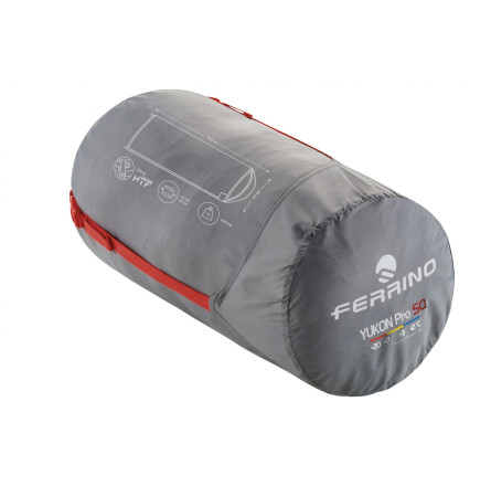 Спальний мішок Ferrino Yukon Pro SQ +3°C Red (86360NRR)