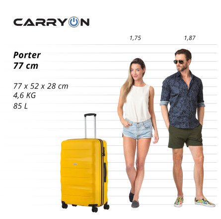 Чемодан CarryOn Porter (L) Yellow (502458)