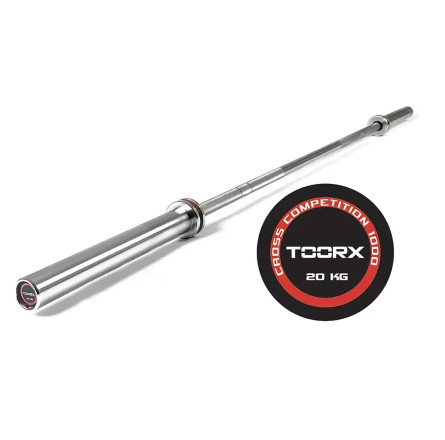 Гриф для штанги Toorx Max 1000 Kg Cross Competition 220 см 50 мм (BO-1000)