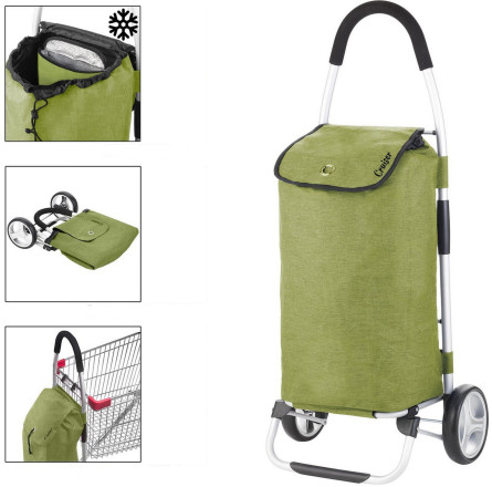 Сумка-тележка ShoppingCruiser Foldable 40 Green (650068)