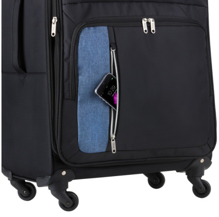 Чемодан TravelZ Triple Pocket (L) Black