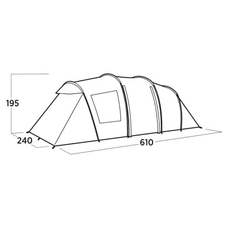 Намет шестимісний Easy Camp Leka Twin 6 (120492)
