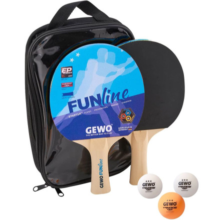 Набір для настільного тенісу Gewo Double-Fun 2 Bats 3 Balls (96960000)