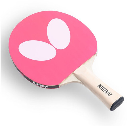Ракетка для настільного тенісу Butterfly Logo Racket Pink FL (6017873302)