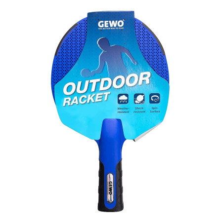 Ракетка для настільного тенісу Gewo Outdoor Blue FL (1017065001)