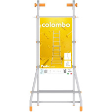 Драбина телескопічна Colombo Pratic 4+4 Steel (PRATIC4+4ACC)(Special offer)