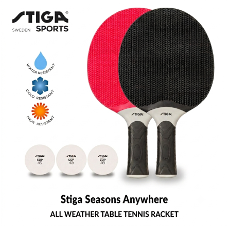 Набір для настільного тенісу Stiga Seasons Anywhere 2 Bats 3 Balls (1210-0122-01-2)