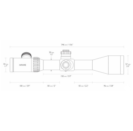 Прицел оптический Hawke Airmax 30 3-12x50 SF (AMX IR)