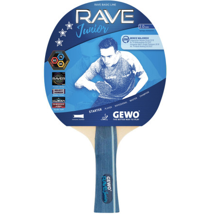 Ракетка для настільного тенісу Gewo Rave Junior FL (10939000011)