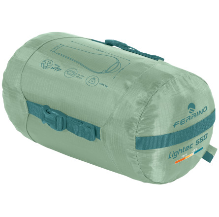 Спальний мішок Ferrino Lightec 550 +20°C Green (86153QVV)
