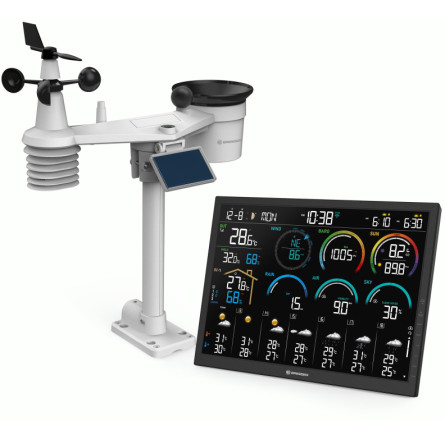 Метеостанція Bresser 4CAST 18,5" WiFi Weather Station 8-in-1 (15197)