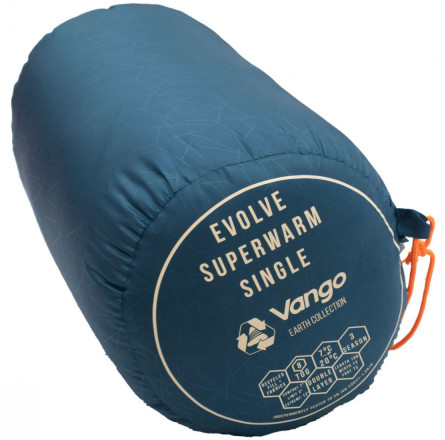 Спальный мешок Vango Evolve Superwarm Single/+2°C Moroccan Blue Left (SBREVOLVEM23TJ8)