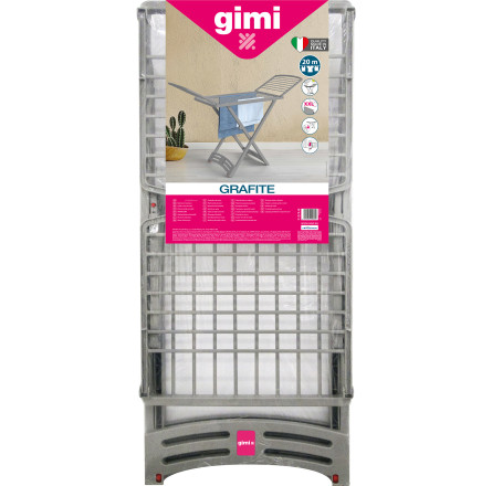 Сушарка для білизни підлогова Gimi Grafite (154785)(Special Offer)
