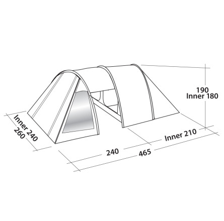 Палатка Easy Camp Galaxy 400 Teal Green (120356)