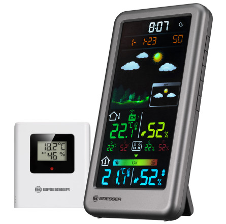 Метеостанція Bresser RC Neomeo V Silver (7006511)