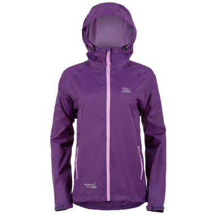 Ветровка женская Highlander Stow & Go Pack Away Rain Jacket 6000 mm Purple XL (Special Offer)
