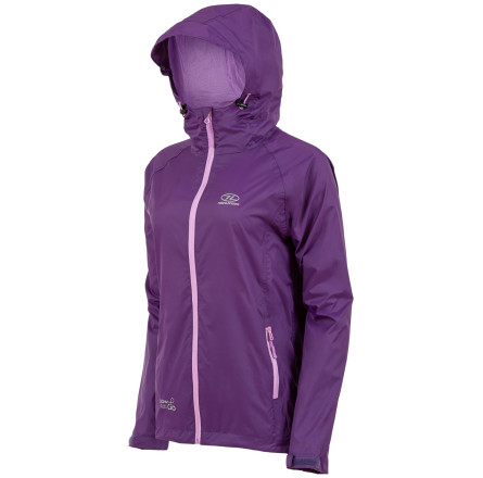 Ветровка женская Highlander Stow & Go Pack Away Rain Jacket 6000 mm Purple XL (Special Offer)