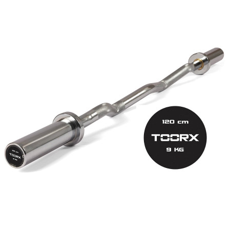 Гриф для штанги Toorx Max 300 Kg EZ curl 120 см 50 мм (BCO-120)