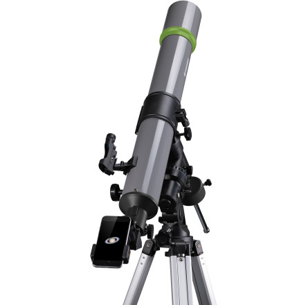 Телескоп Bresser Space Explorer 90/900 EQ3 з місячним фільтром і адаптером для смартфона (9621801)