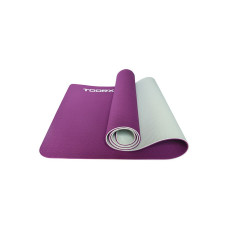 Килимок спортивний Toorx Yoga Professional TPE 183 х 60 х 0,6 см для йоги та фітнесу Burgundi/Perla (MAT-184)