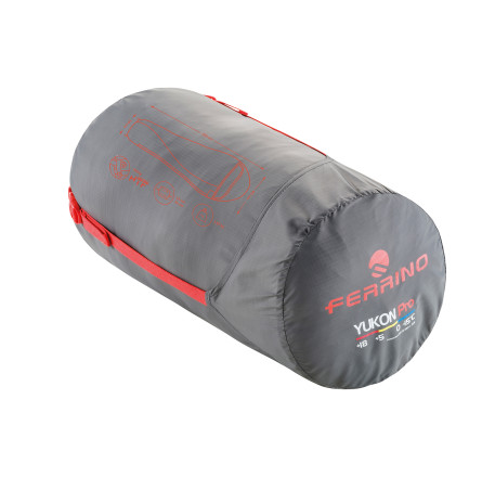 Спальный мешок Ferrino Yukon Pro Lady/0°C Scarlet Red/Grey Left (86367IAA)