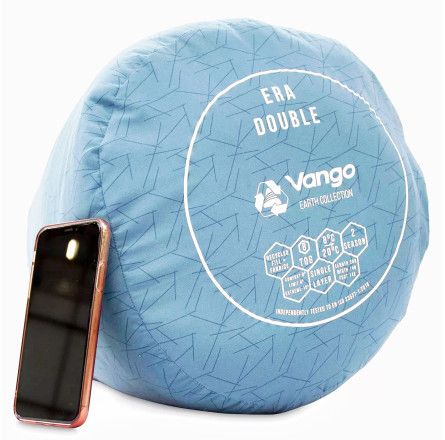 Спальный мешок Vango Era Double/+5°C Bluestone Grass Print Twin (SBRERA BAVS68)