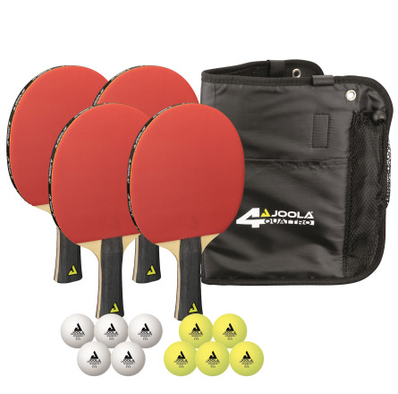 Набір для настільного тенісу Joola Quattro 4 Bats 10 Balls (54818)
