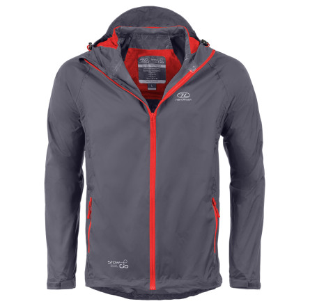 Ветровка мужская Highlander Stow & Go Pack Away Rain Jacket 6000 mm Charcoal XXL (JAC077-CH-XXL)