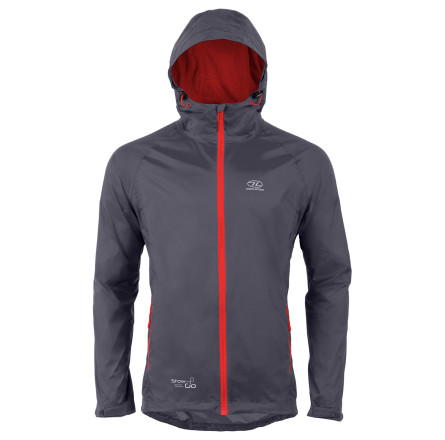 Ветровка мужская Highlander Stow & Go Pack Away Rain Jacket 6000 mm Charcoal XXL (JAC077-CH-XXL)