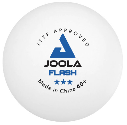 М'ячі для настільного тенісу Joola Flash 40+ White ITTF 3 шт (40042)