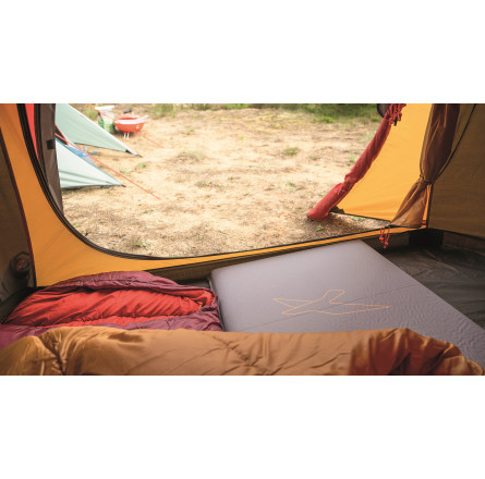 Коврик самонадувающийся Easy Camp Self-inflating Siesta Mat Single 3 cm Grey (300061)