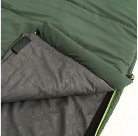 Спальный мешок Outwell Contour Lux XL Reversible/-1°C Green Left (230299)