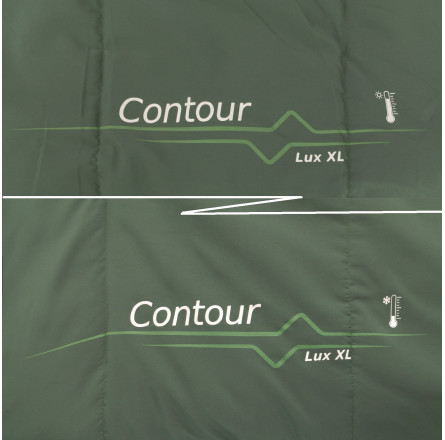 Спальный мешок Outwell Contour Lux XL Reversible/-1°C Green Left (230299)