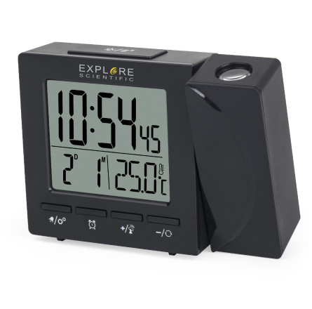 Часы проекционные Explore Scientific Projection RC Alarm Black (RDP1001CM3LC2)