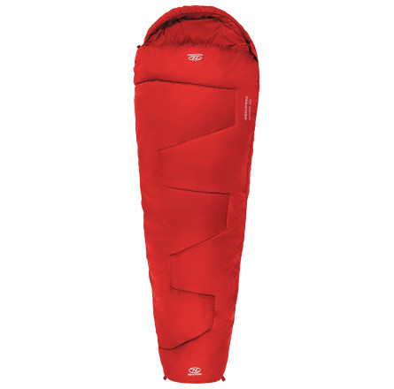 Спальный мешок Highlander Sleepline 350 Mummy/+3°C Red (Left)
