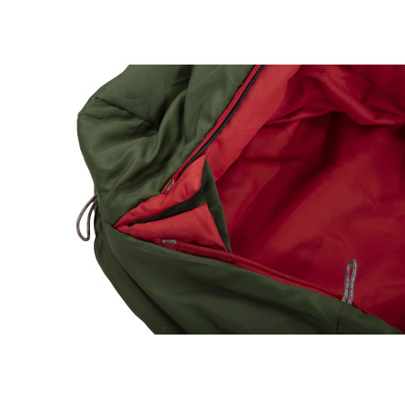 Спальный мешок High Peak Pak 600/+9°C Green/Red Left (23246)