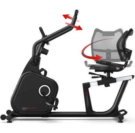 Горизонтальний велотренажер реабілітаційний Toorx Recumbent Bike BRXR Multifit (BRX-RMULTIFIT)