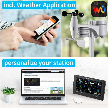 Метеостанція Bresser Professional WIFI Weather Centre 7in1 (WSX3001CM3LC2)