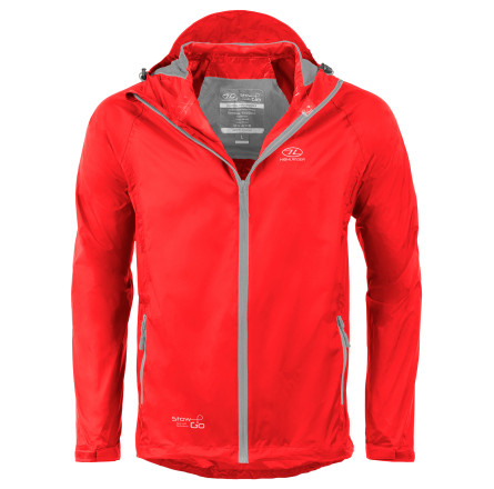 Ветровка мужская Highlander Stow & Go Pack Away Rain Jacket 6000 mm Red XL (JAC077-RD-XL)