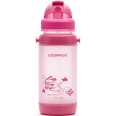 Детская бутылка для напитков UZSPACE Go Flash 320 мл Розовая 3039